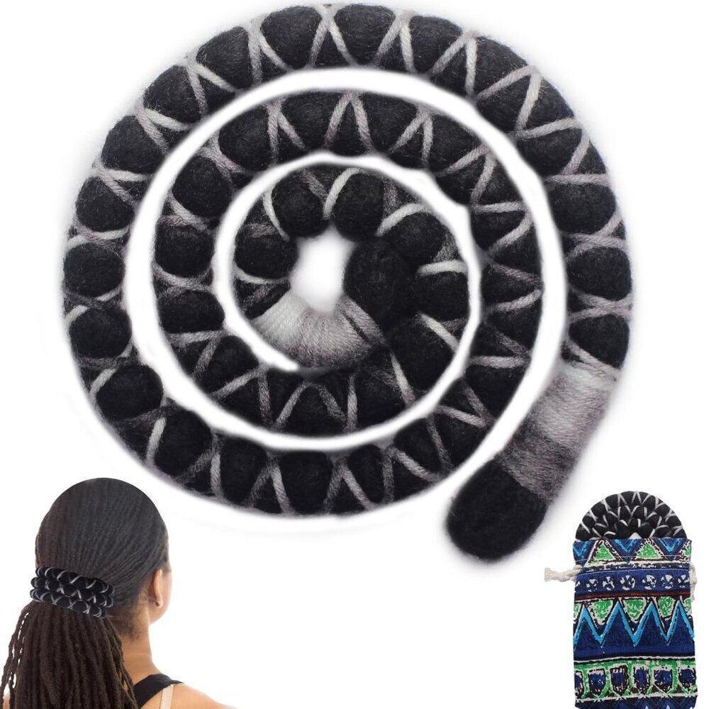 Spiral Lock Hair Tie Dreadlock Accessories Unisex Thick Hair Holders